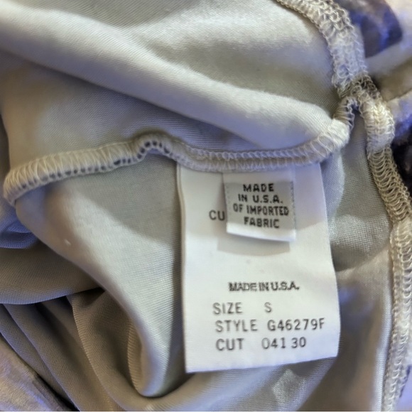 GUESS collection HOUNDSTOOTH pattern stretchy short sleeves top size S - Picture 3 of 5